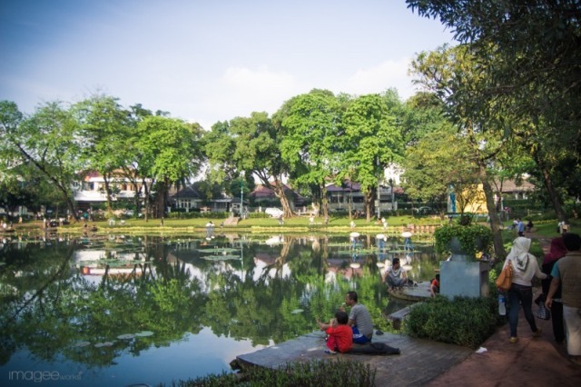 10 Foto Taman Situ Lembang Menteng Jakarta Pusat Malam Hari
